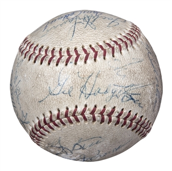 1969 New York Mets Team Signed Baseball With 20 Signatures (Beckett)